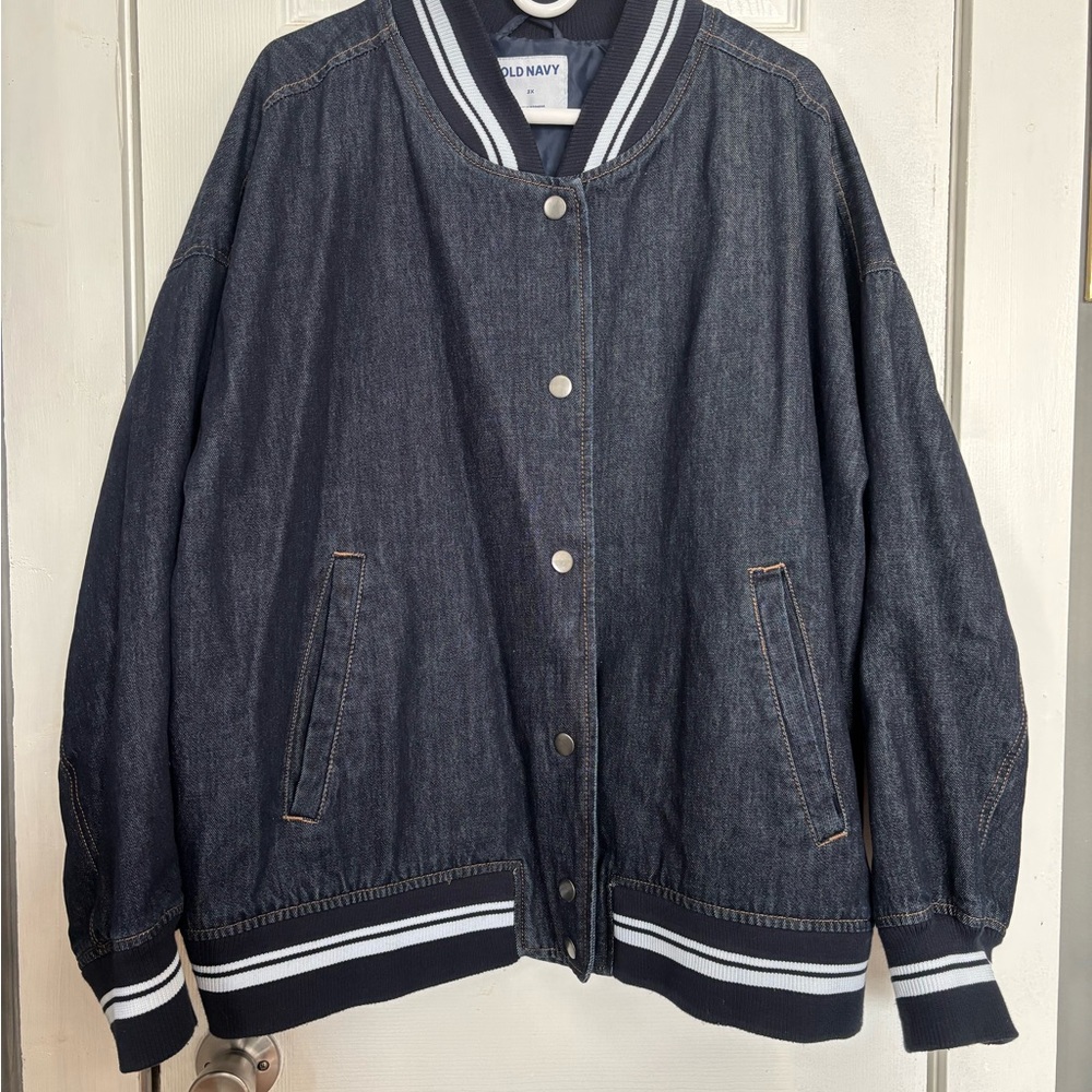 Old Navy Dark Blue Denim Jacket